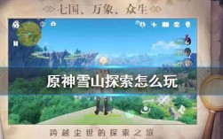 原神雪山探险用什么？（原神雪山换什么）