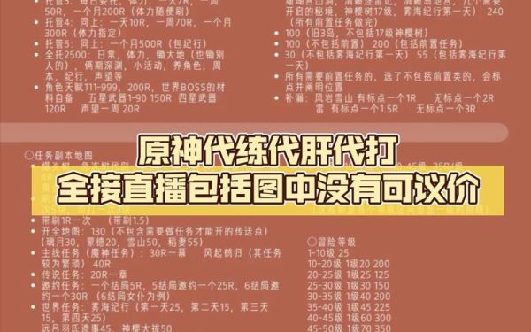 原神代练哪家好？原神代打什么价-图3