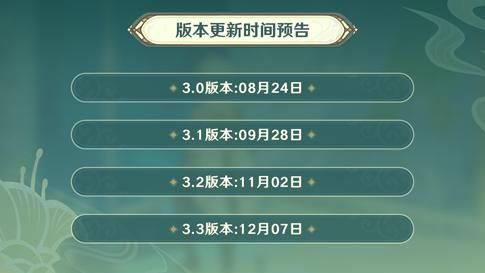 原神21年7月是什么版本？原神1.6什么时间更新-图1