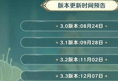 4.0原神卡池更新时间？（原神2.4什么时间更新）-图1