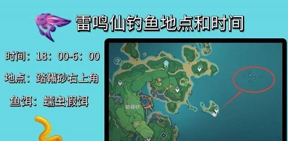 原神雷鸣仙鱼有几个位置？（原神雷鸣仙鱼长什么样）-图3