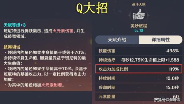 原神班尼特技能介绍？（原神班尼特喜欢吃什么）-图1