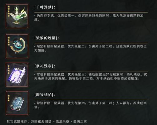 原神纳西妲武器怎么获得？（原神草神要什么武器）-图3