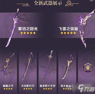 原神武器排名前十名？（原神还有什么武器）-图3